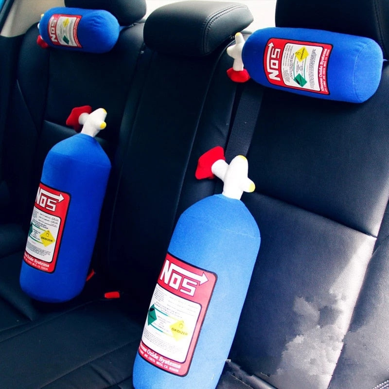 Nitrous Headrest Plush Toy Pillow