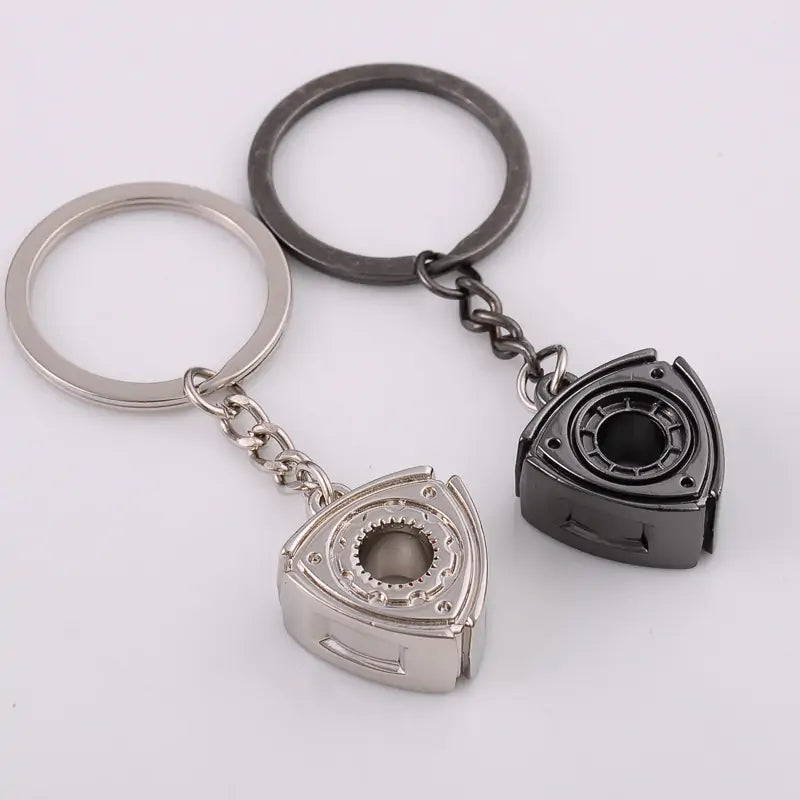 Rotary Wankel Engine Keychain