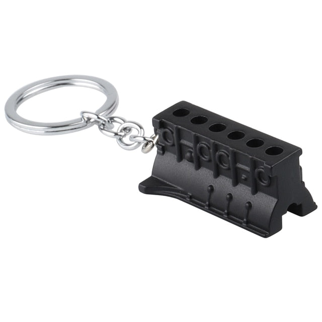 Engine Block Keychain