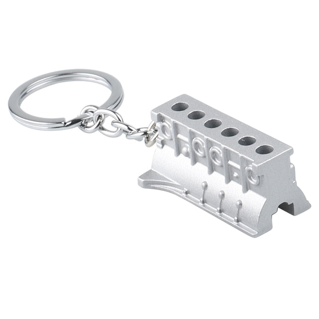 Engine Block Keychain