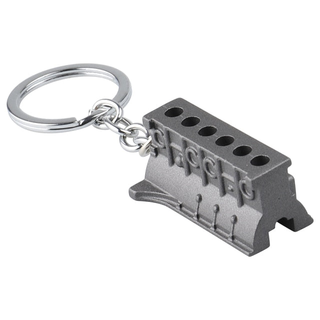 Engine Block Keychain