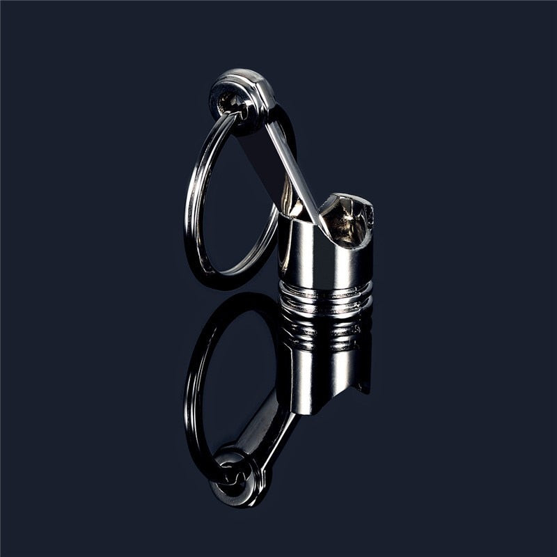 Metal Piston Keychain