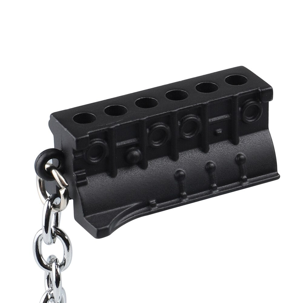 Engine Block Keychain