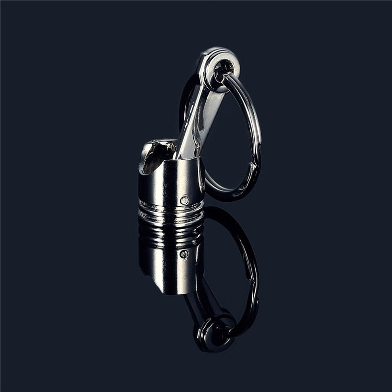 Metal Piston Keychain