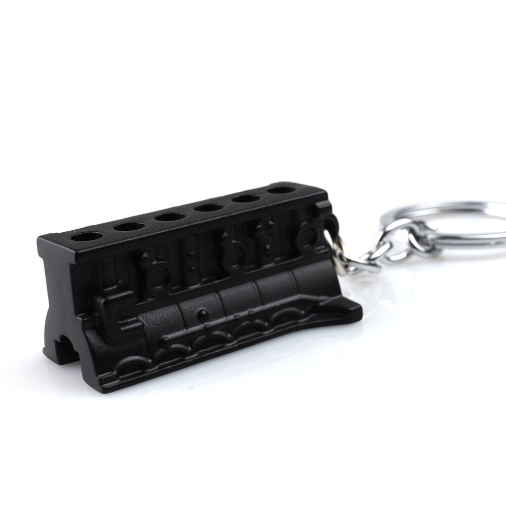 Engine Block Keychain